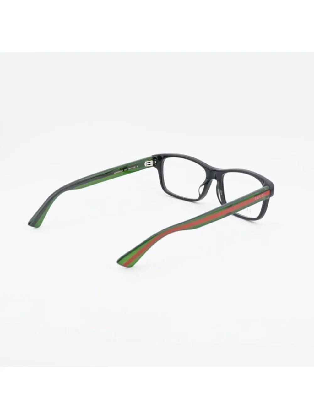 Gucci GG0006OAN 002 Eyeglasses Black 55mm Rectangle Frame
